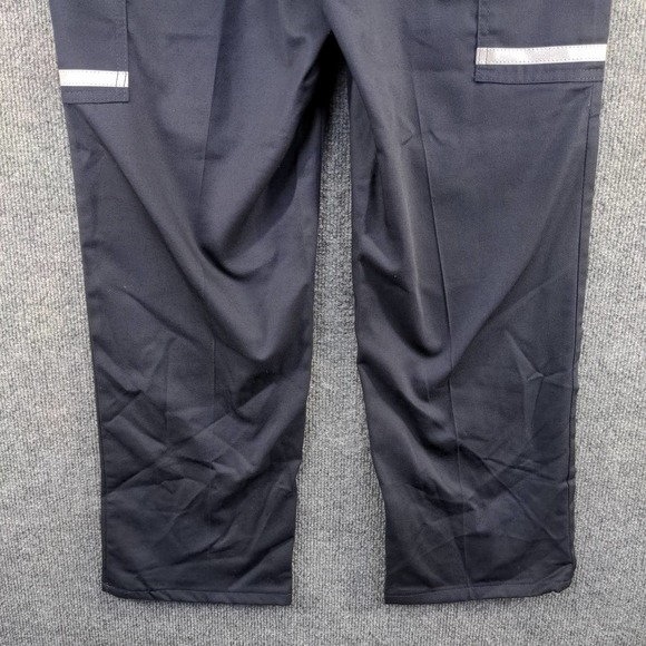 FedEx Stan Herman Womens Reflective Uniform Pants Blue Size 04-35U Pockets - Picture 9 of 10